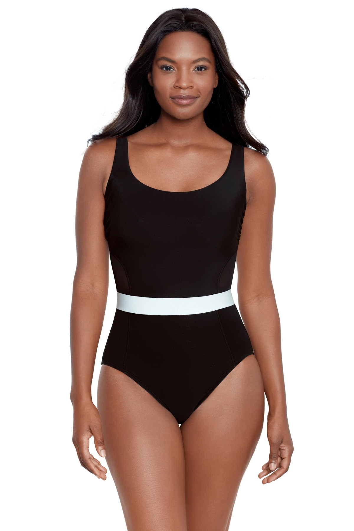 BLACK/WHITE Spectra Somerland One Piece Swimsuit image number 1