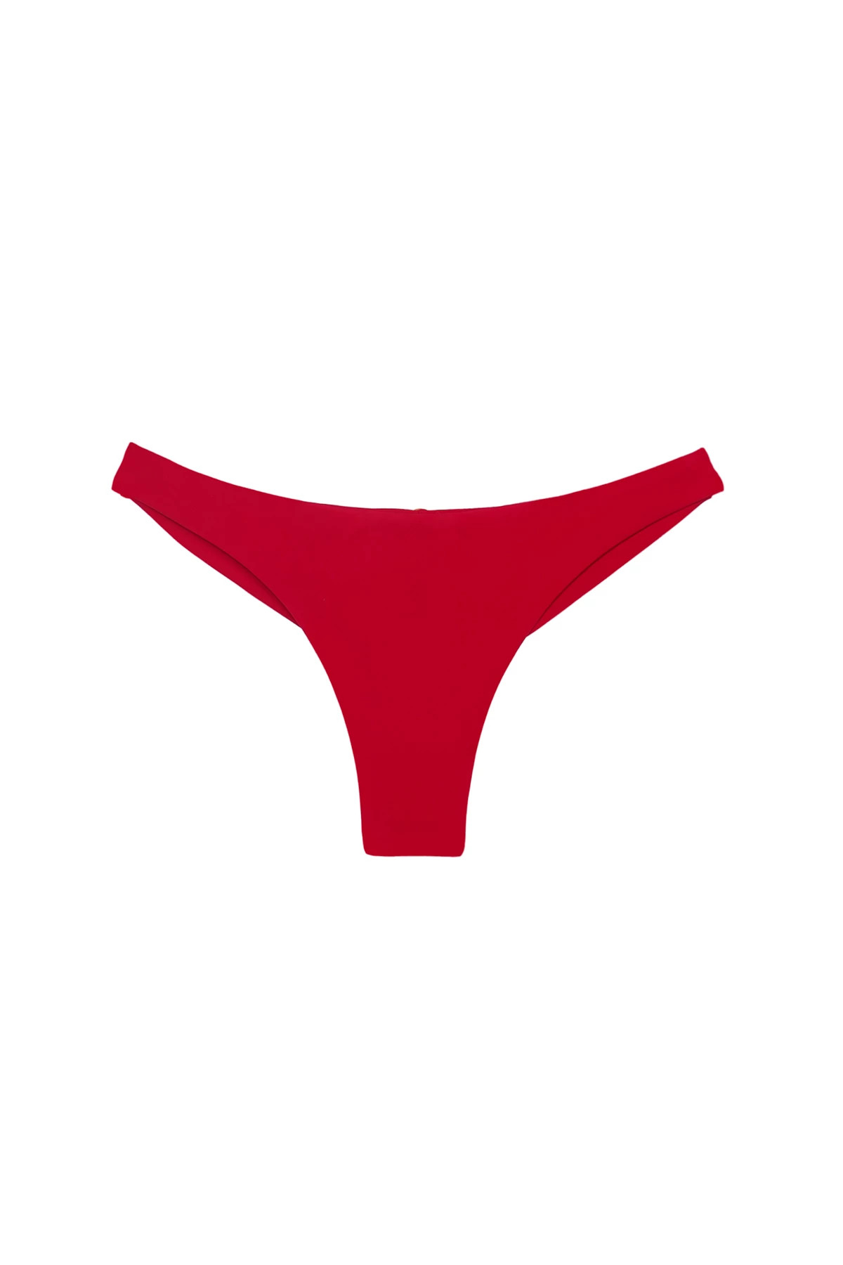 AMBRA RED Seamless Brazilian Bikini Bottom image number 3