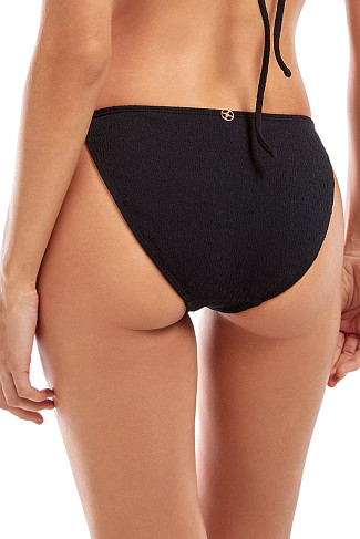 FIRENZE BLACK Kanti Tab Side Hipster Bikini Bottom