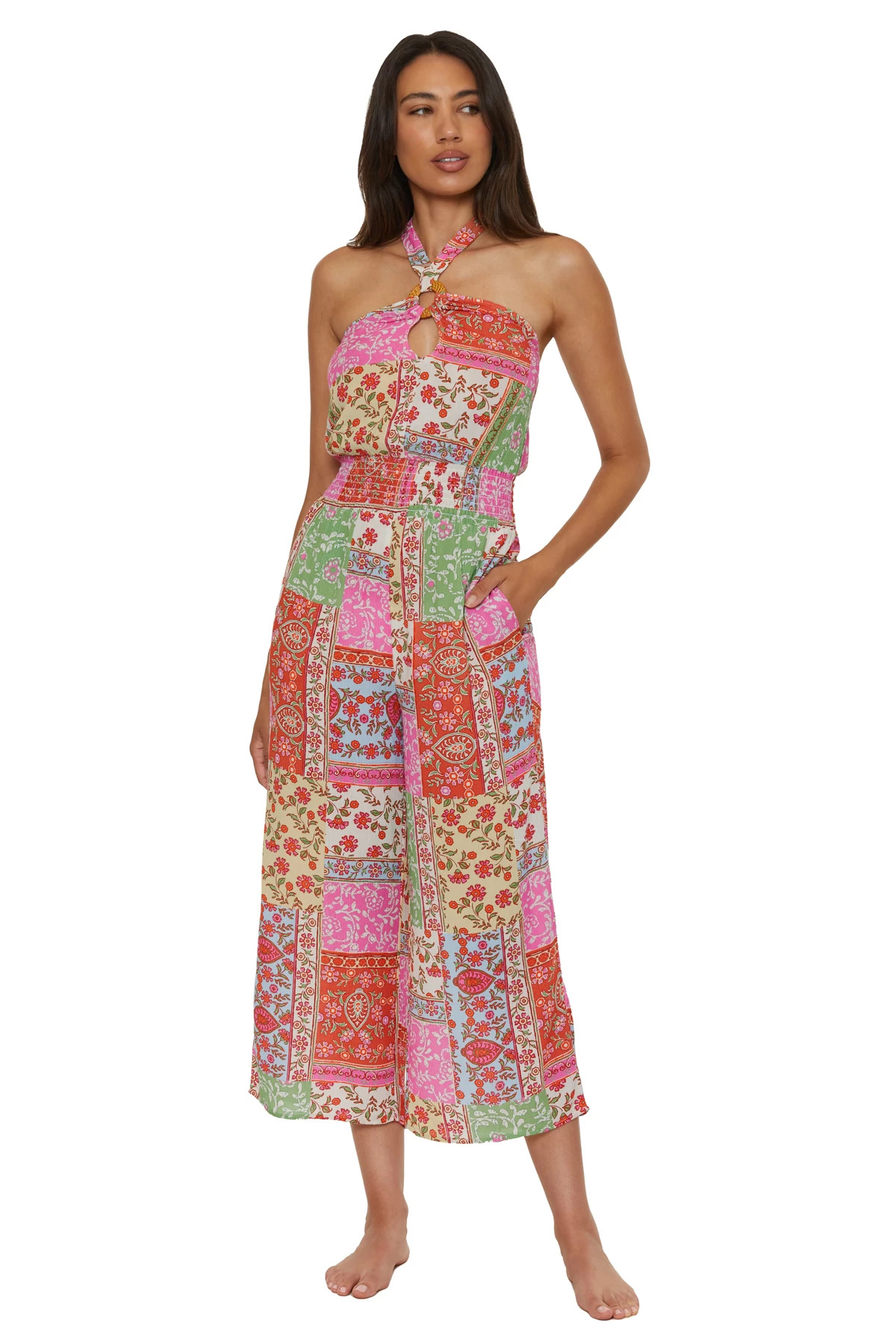MULTI Halter Jumpsuit image number 1