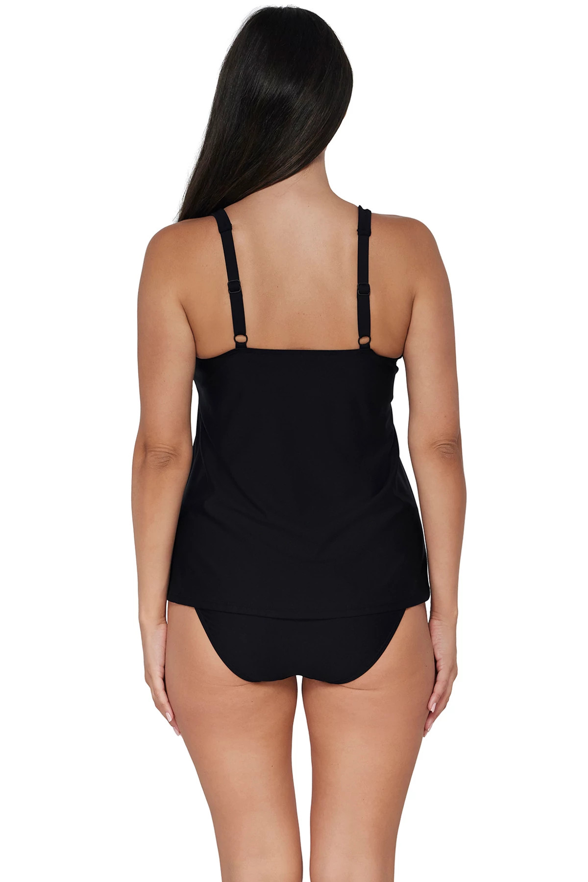 BLACK Jenna Tankini Top image number 2