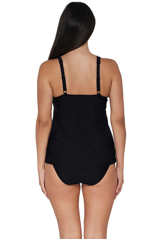 BLACK Jenna Tankini Top