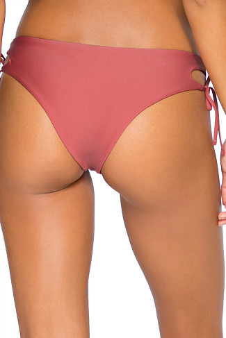 TEA ROSE Ava Tab Side Hipster Bikini Bottom