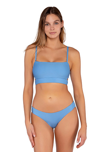 BLUE POPPY Bailey Bandeau Bikini Top