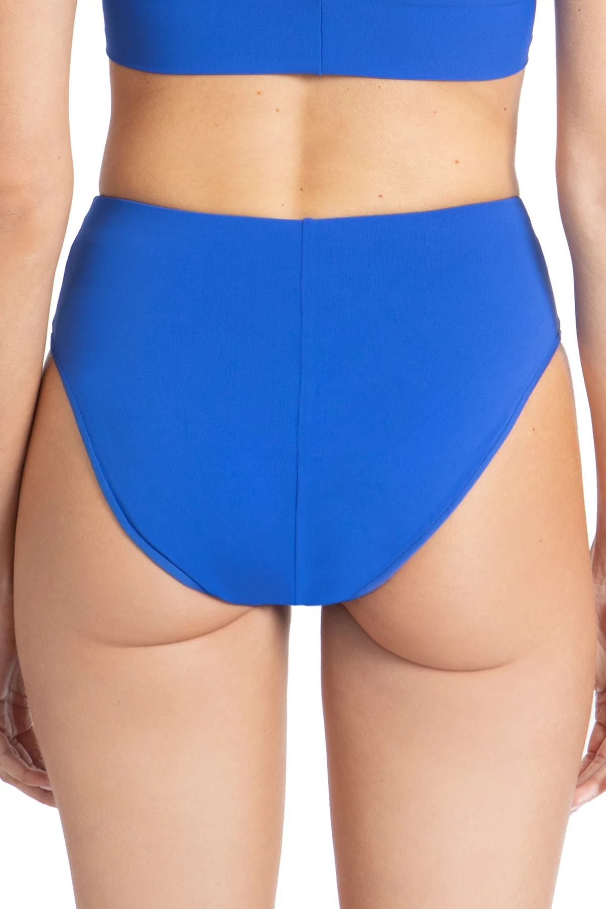 FRENCH BLUE Ava High Waist Bikini Bottom image number 3