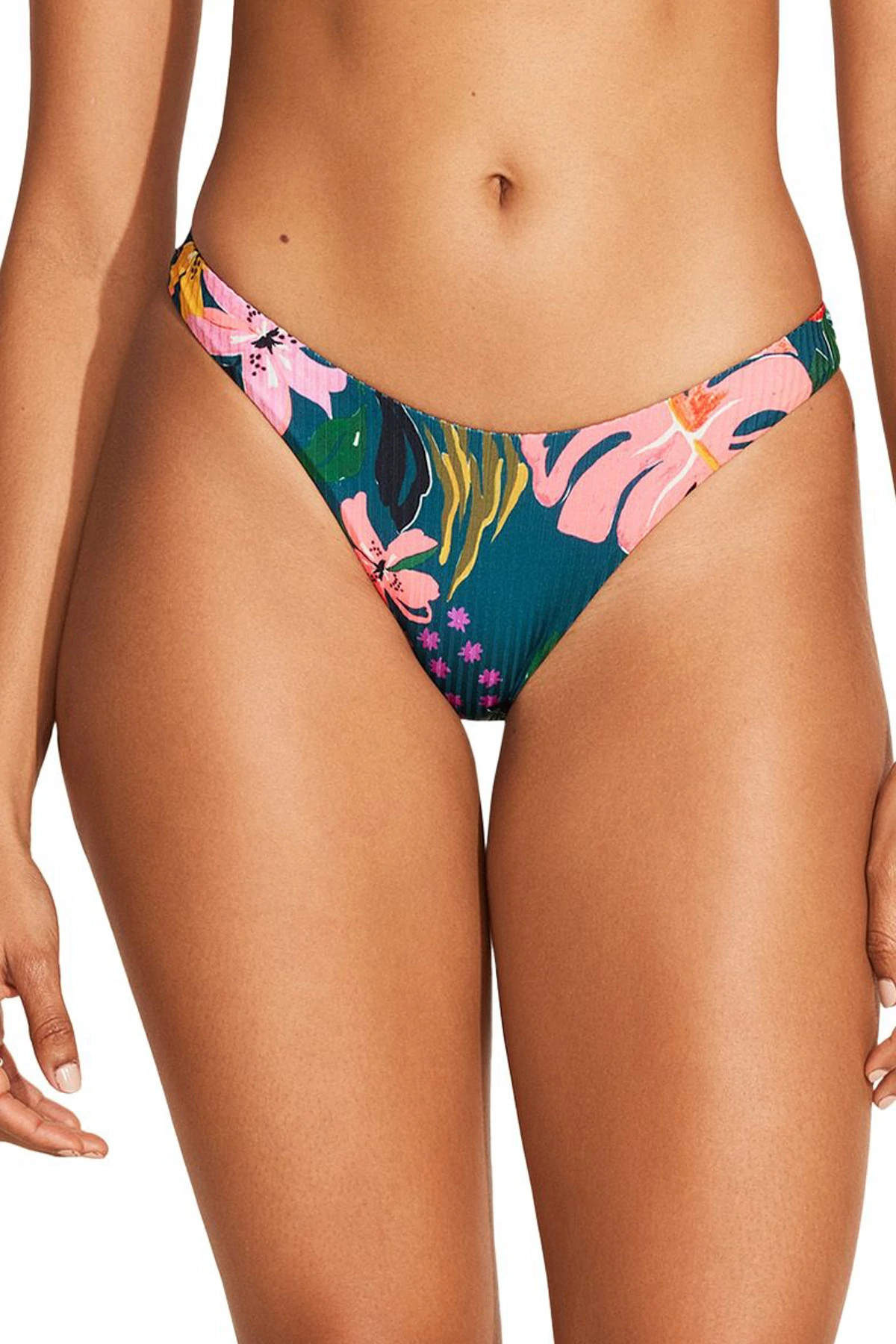 PAINTED JUNGLE ECORIB California Brazilian Bikini Bottom image number 1