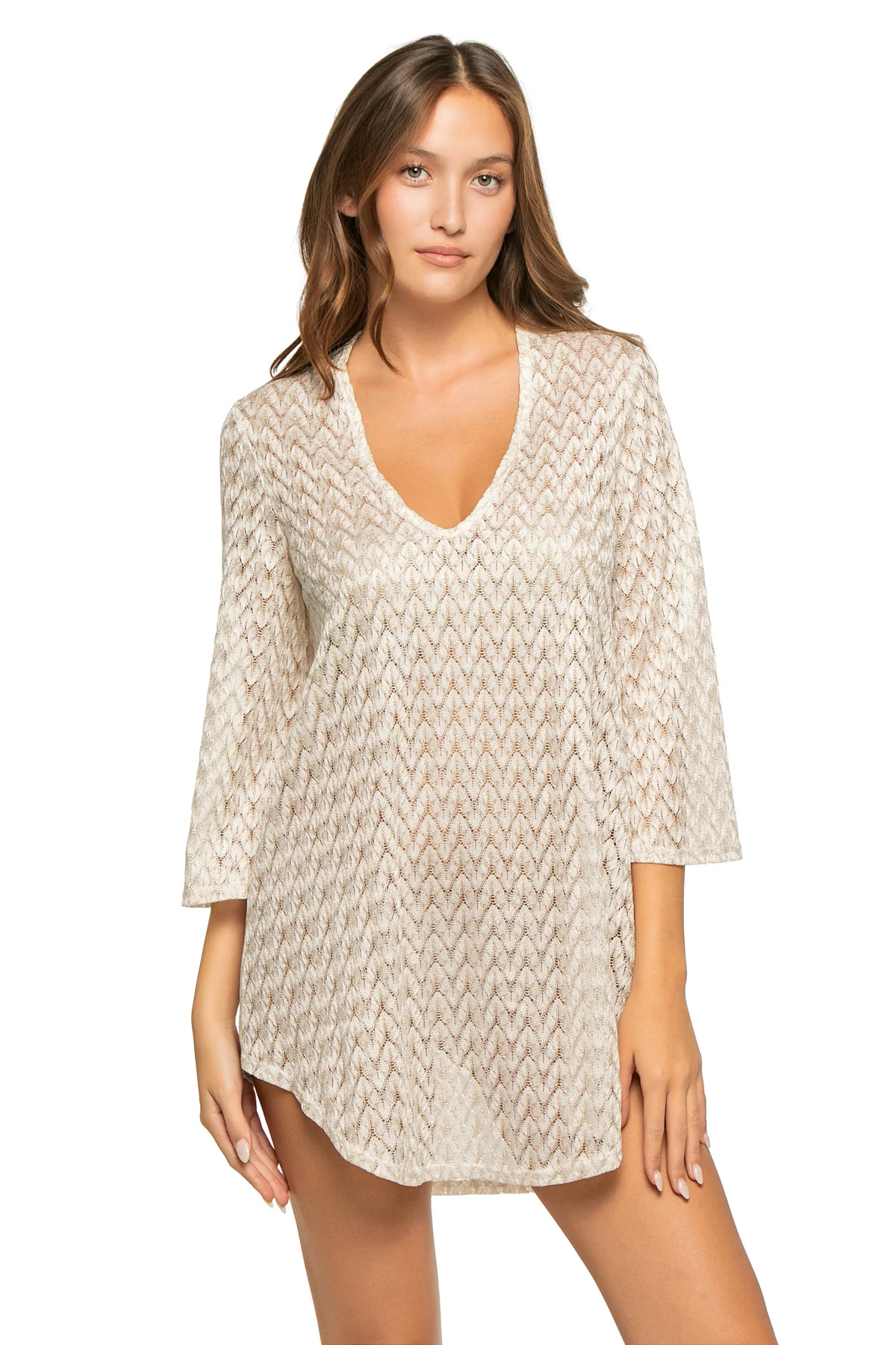 WHITE Crochet Tunic image number 1