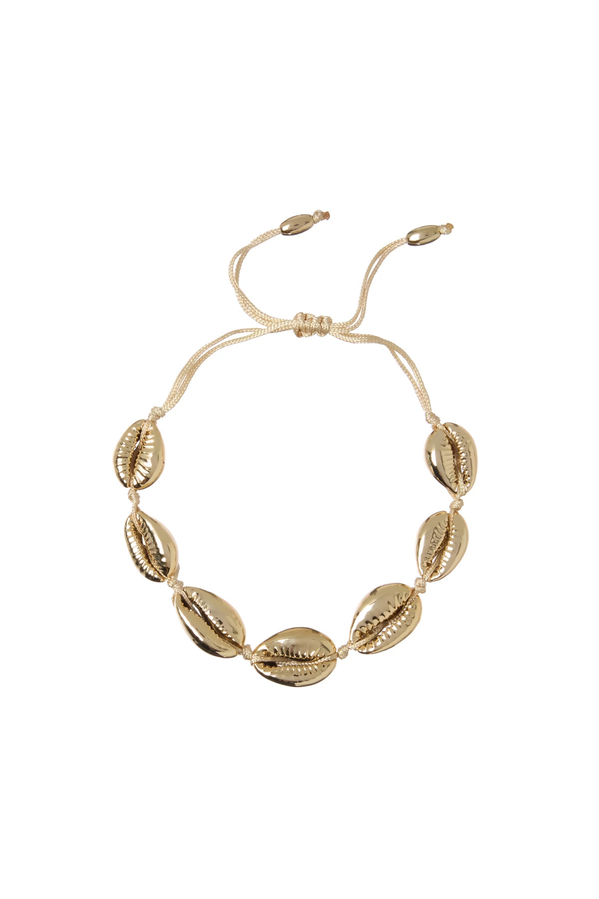 GOLD Shell Slip Bracelet image number 1