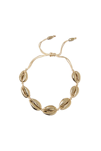 GOLD Shell Slip Bracelet
