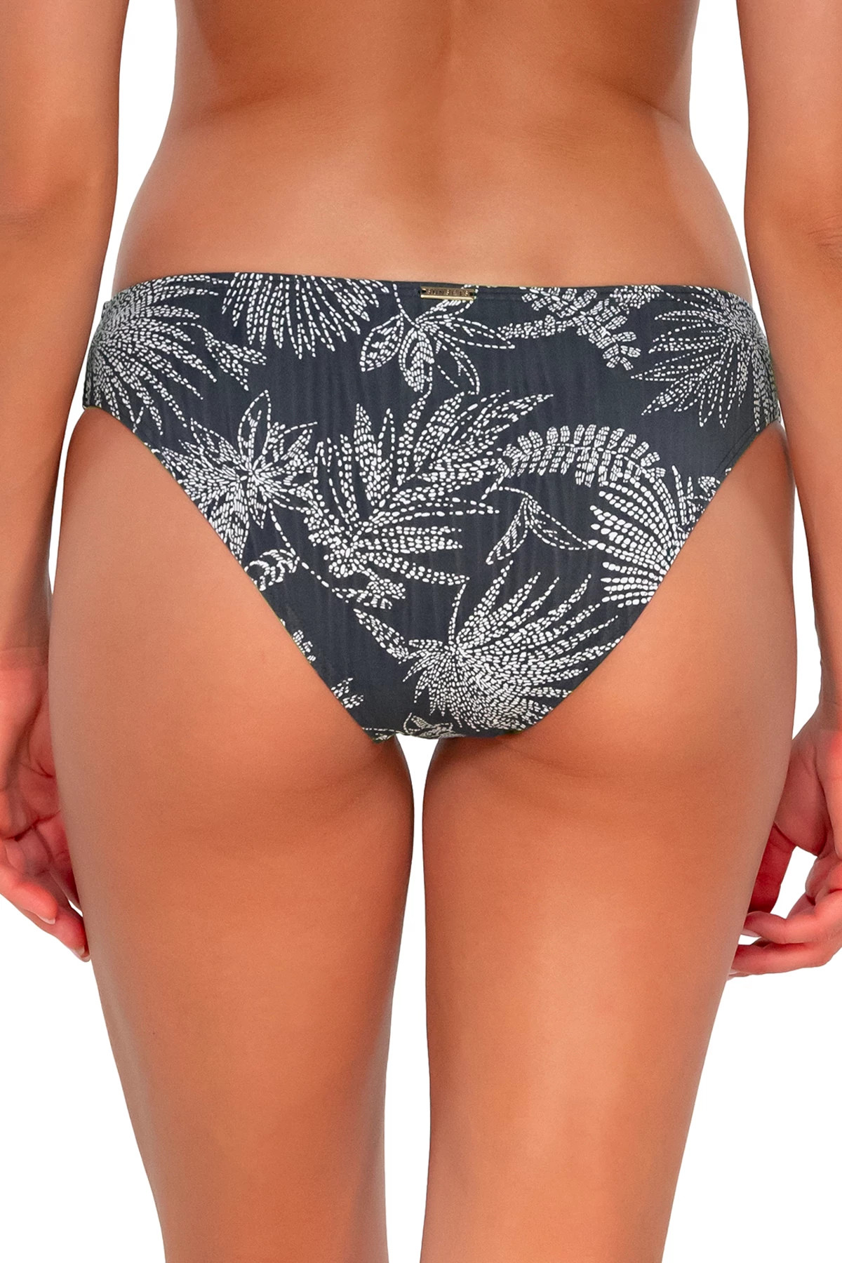 FANFARE SEAGRASS TEXTURE Collins Hipster Bikini Bottom image number 2