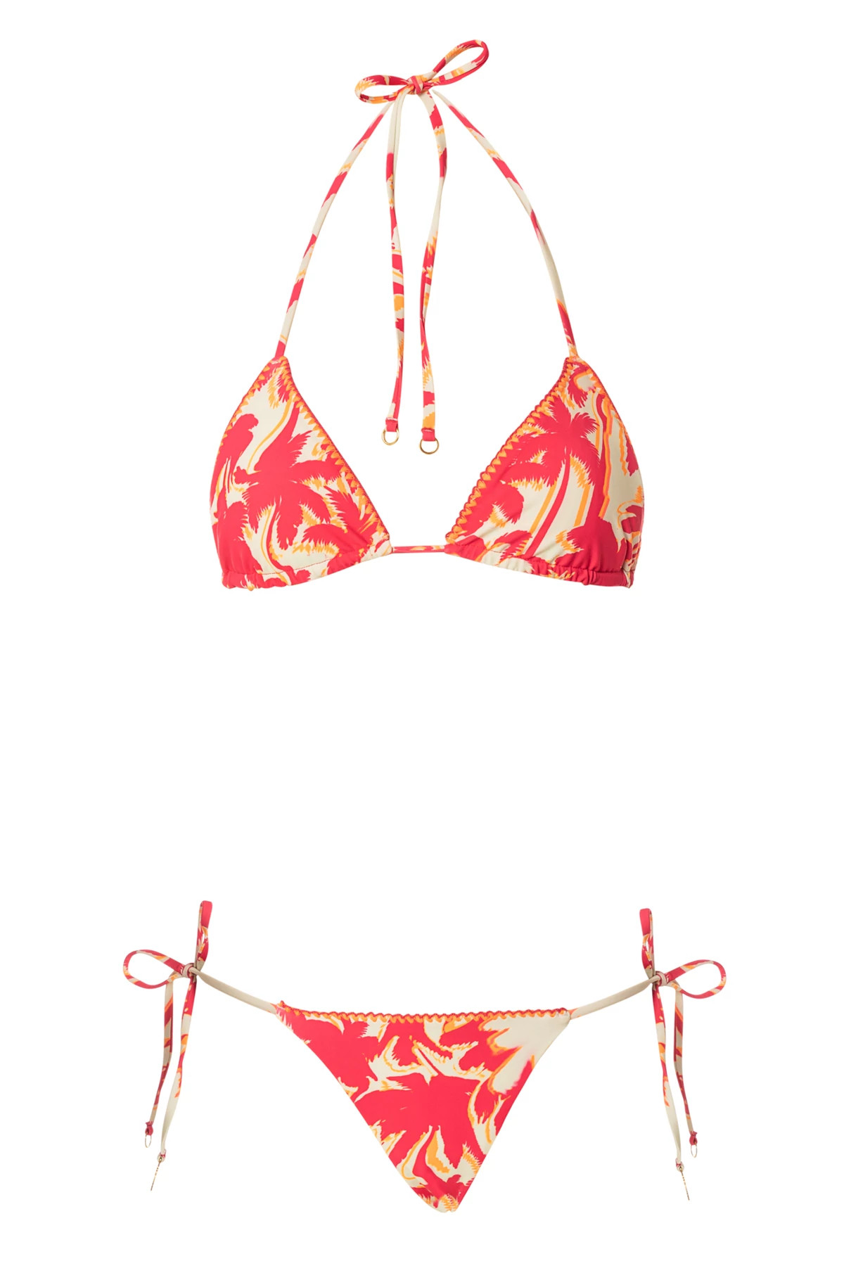 DARK PINK Dreamscape Reversible Bikini Top image number 4