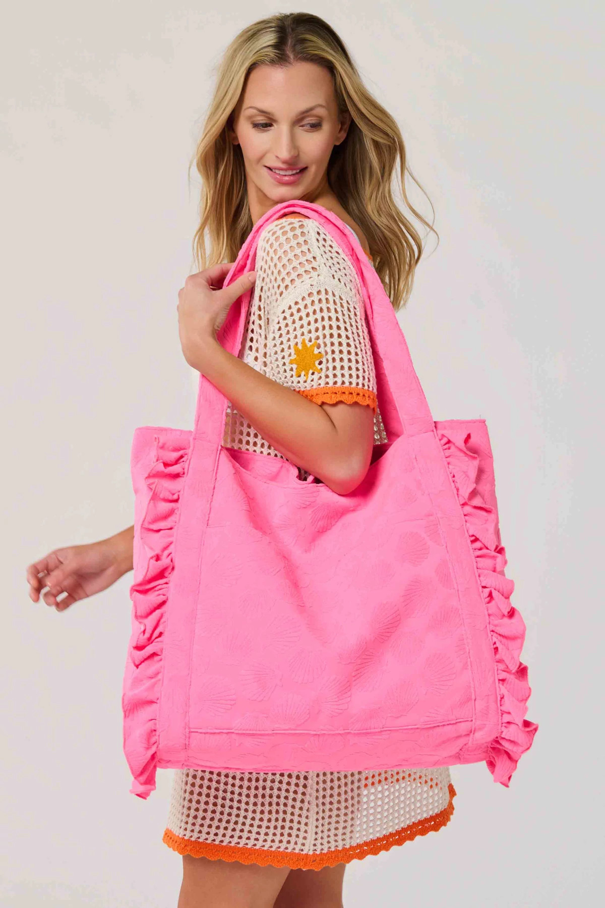 PINK Sirena Shells Tote image number 2