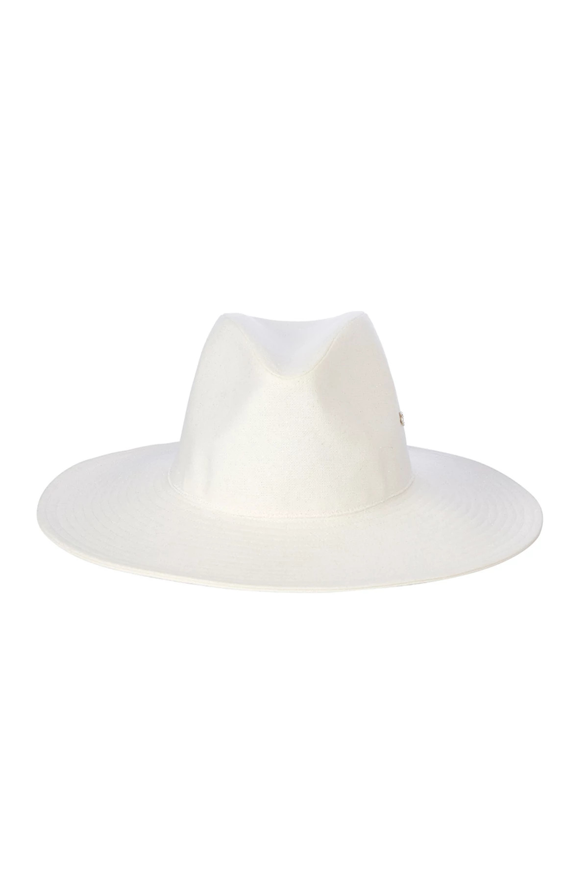 WHITE/SILVER Violetta Panama Hat image number 1