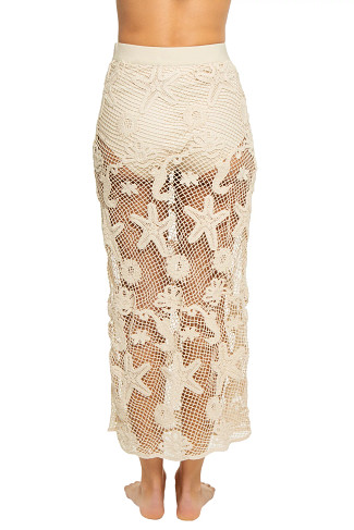 SAND Essia Crochet Midi Skirt