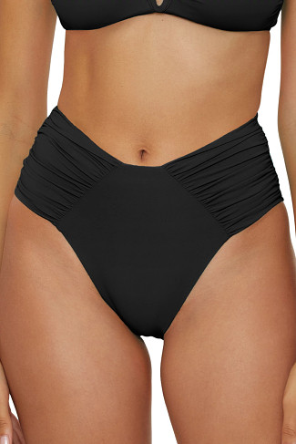 BLACK Brinley High Waist Bikini Bottom