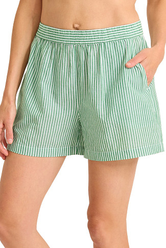 FOUR LEAF CLOVER Chambray Beach Shorts