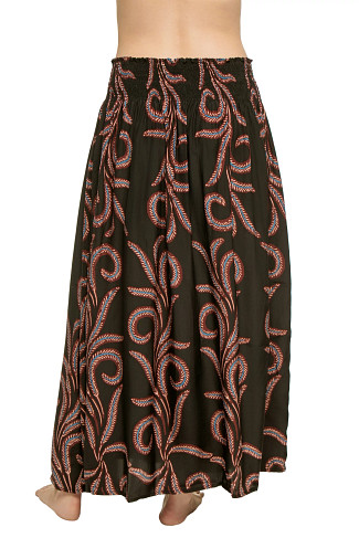 FEATHER BLACK Bella Silk Skirt