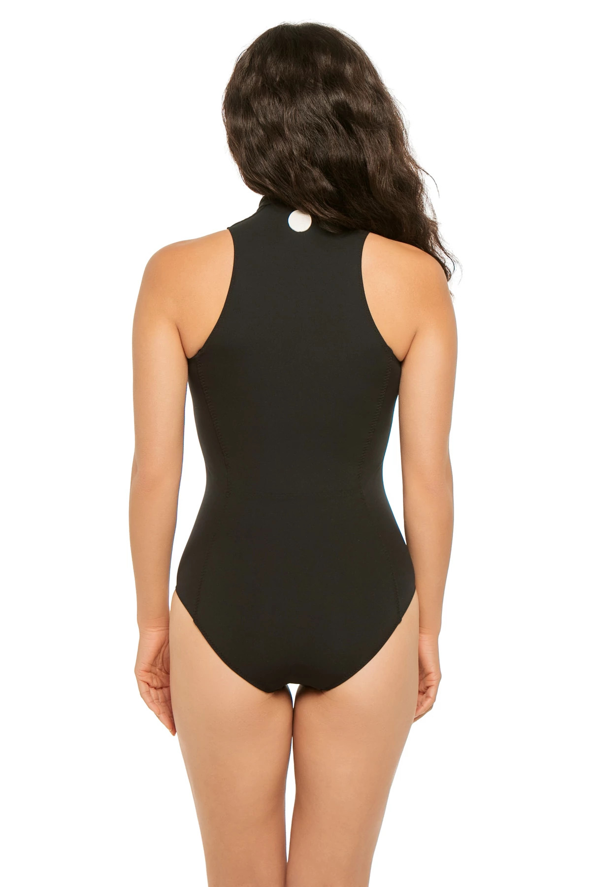 BLACK Katya Sleeveless Bodysuit image number 3