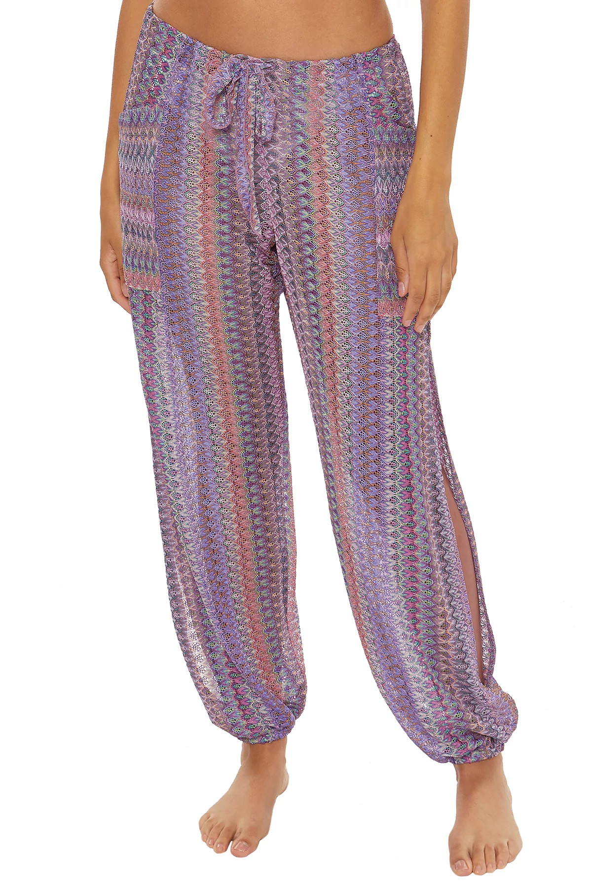 MULTI Horizon Crochet Pants image number 1
