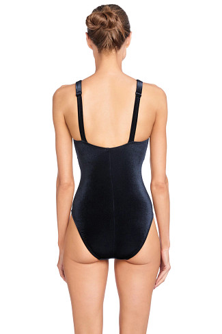 BLACK Roxy Velvet One Piece Swimsuit