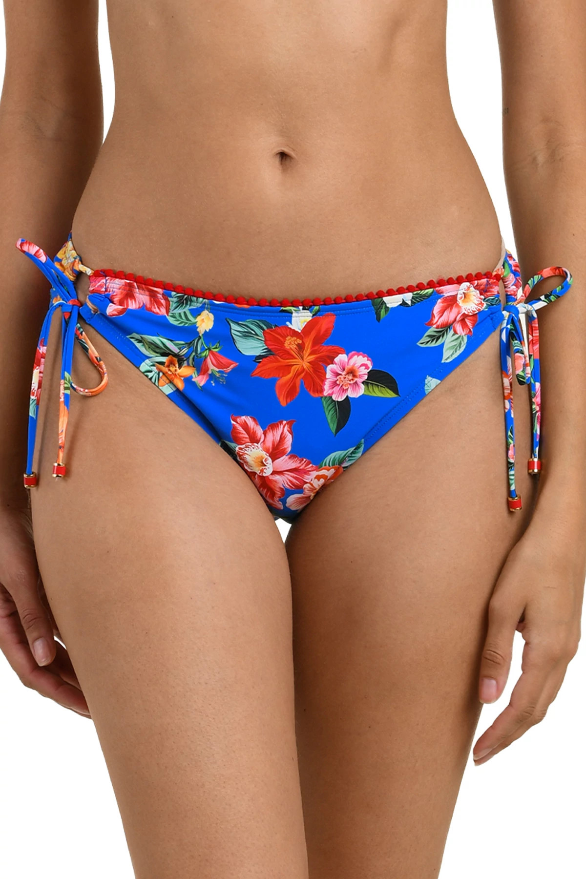 MULTI Picot Trim Loop Tie Hipster Bottom image number 1