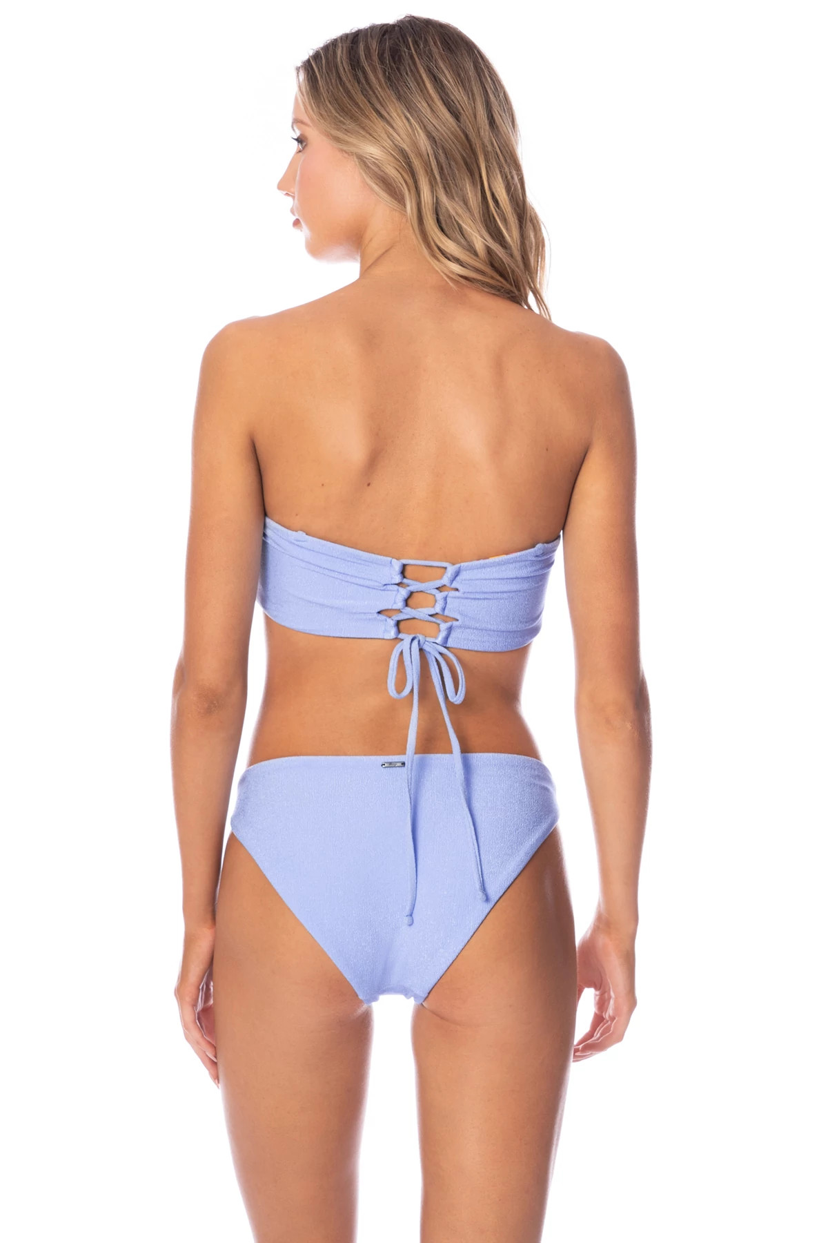 SERENITY BLUE Bora Bandeau Bikini Top image number 3