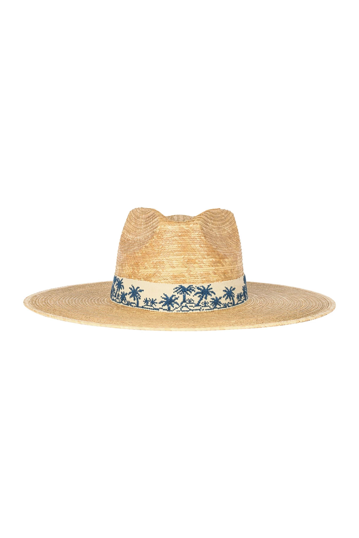 NATURAL Tropical Toile Palm Hat image number 1