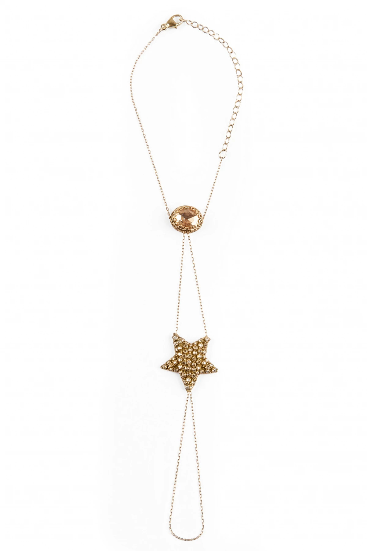 GOLD Loris Star Hand Chain image number 1