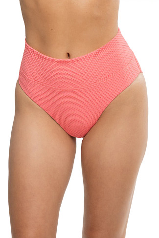 CORAL Sydney Textured Hipster Bikini Bottom