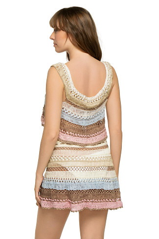 COTTON CANDY Cleo Hand-Crocheted Top