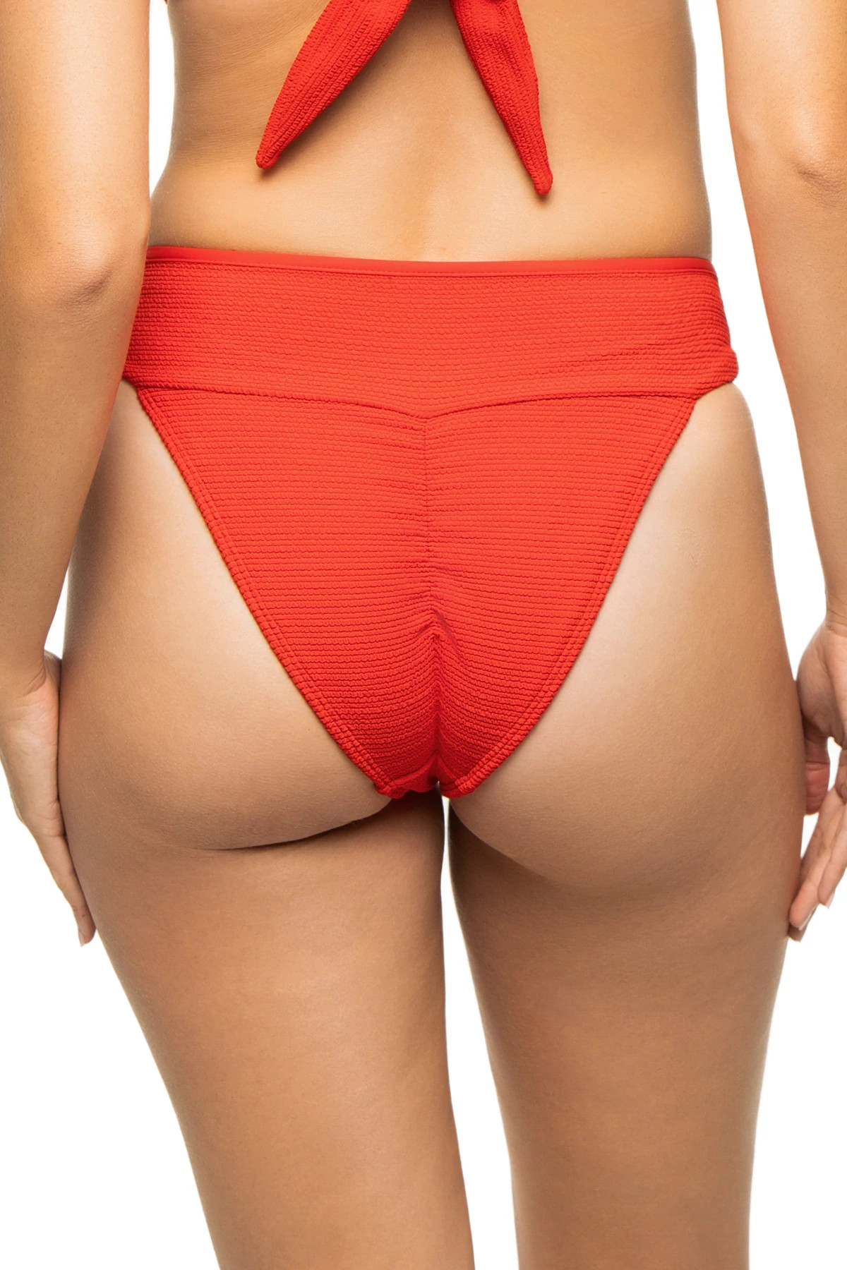 CRIMSON Tamarindo High Waist Bikini Bottom image number 2