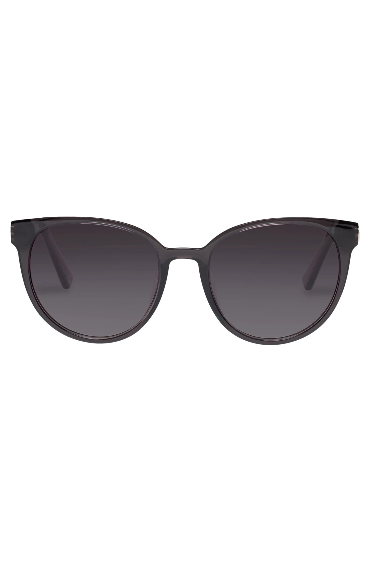 CHARCOAL Contention Classic Round Sunglasses image number 2