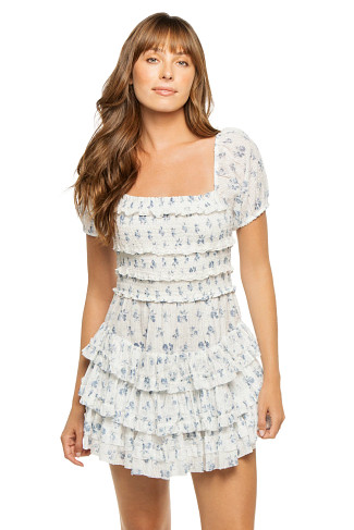 ASHEN BLUE Fellows Mini Dress