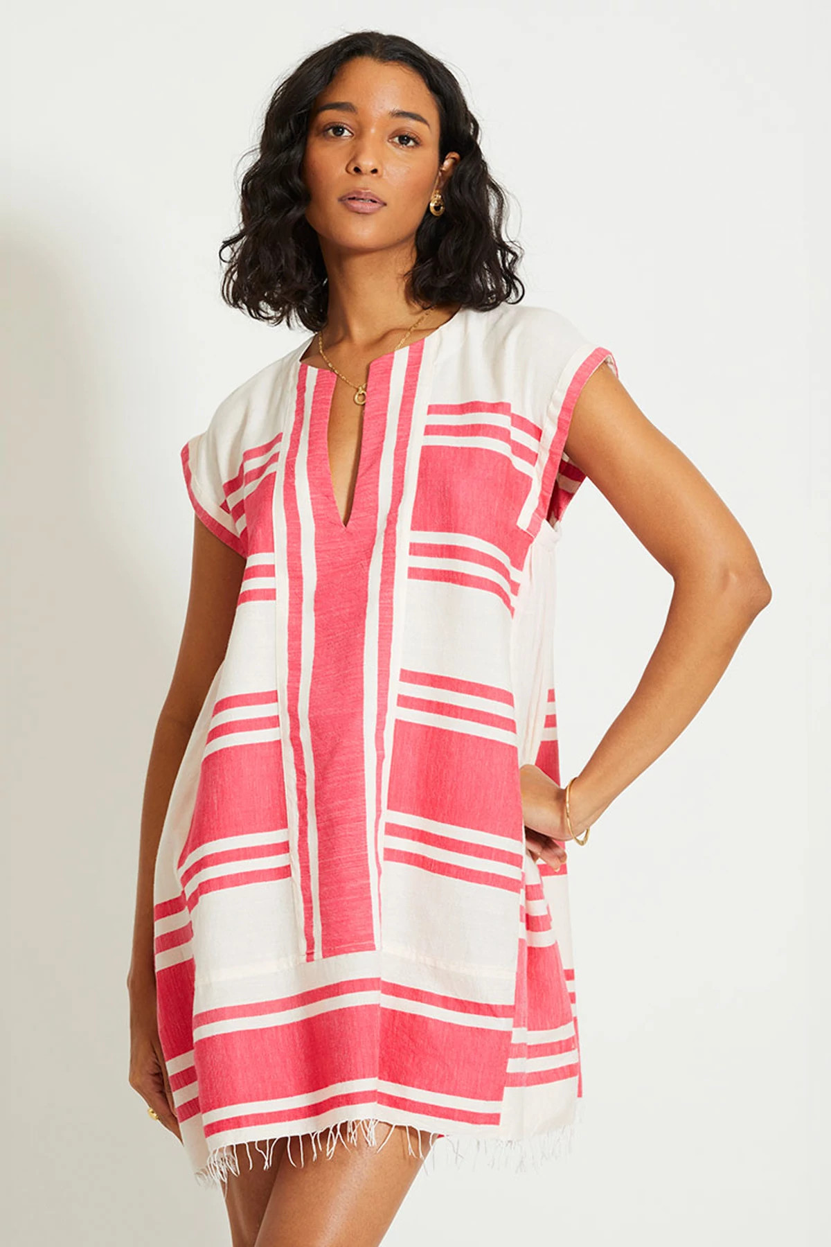 AYELU FRAGARIA Elina Short Caftan image number 3