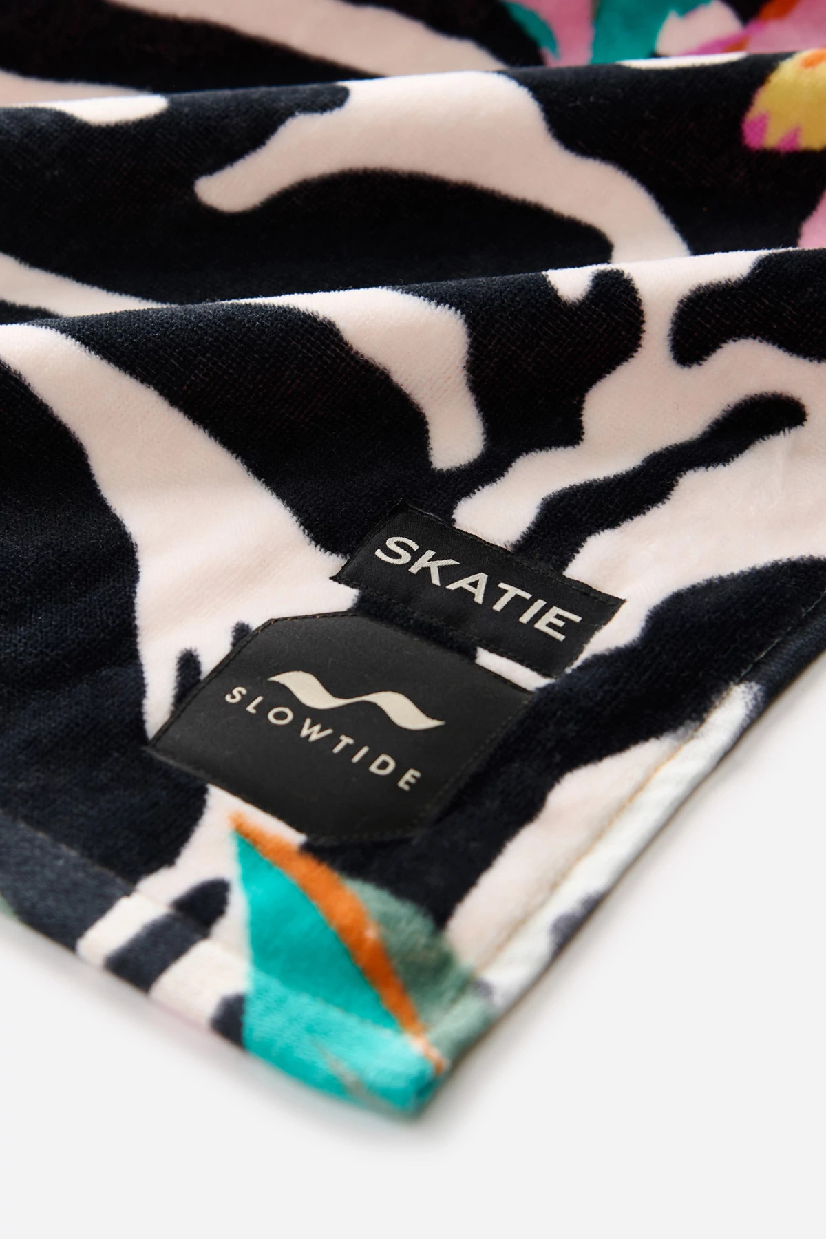 MULTI Monte Carlo Floral Zebra Beach Towel image number 3