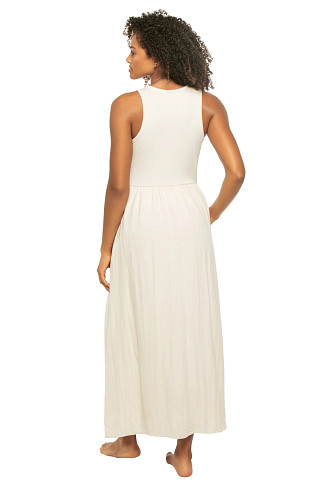 CRYSTAL Charlotte Ribbed Maxi Dress