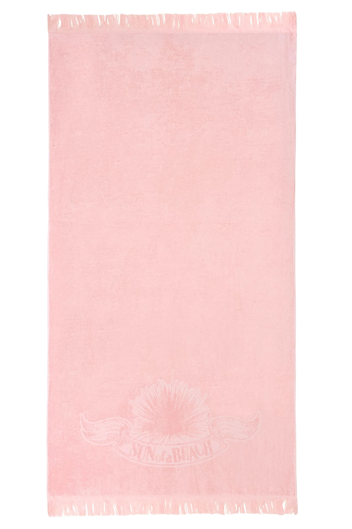 JUST PINK Just Pink Monochrome Beach Towel image number 1