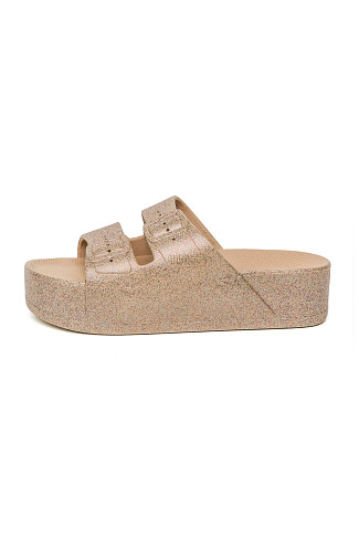 SANDY Glitter Platform Slide