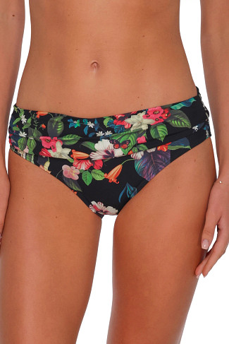 FLEUR NOIRE Unforgettable Banded Hipster Bikini Bottom