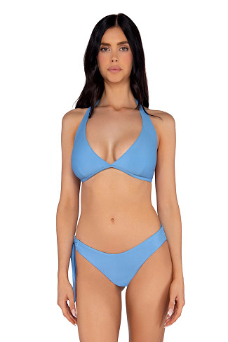 BLUE POPPY Ayla Triangle Bikini Top