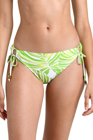 APPLE Serene Palm Loop Tie Bikini Bottom