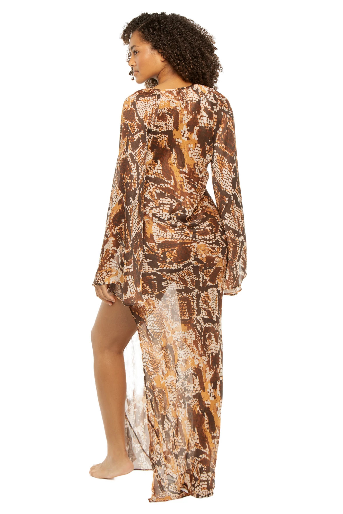 CITRINE VIPER Tan-Tan Maxi Dress image number 2