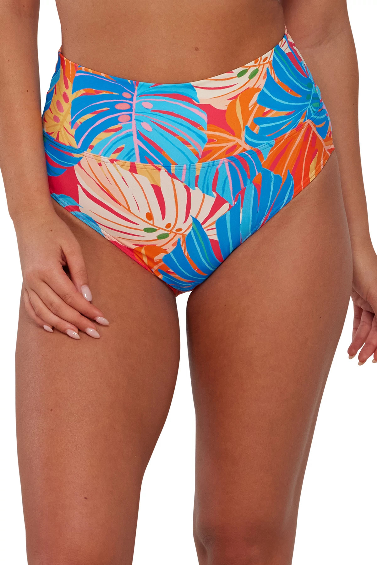 ZESTY TROPICANA Hannah High Waist Bikini Bottom image number 1