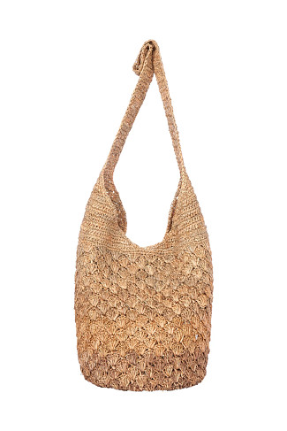 NUDE/GOLD Guadalupe Lux Bucket Bag