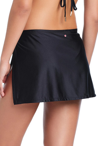 BLACK Cover-Up Pearl Skirt
