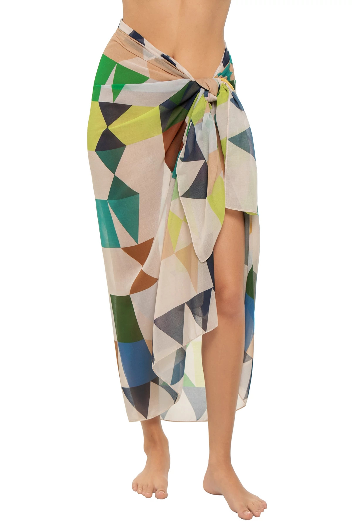 JADE/MULTICOLOR Hare Sarong image number 1