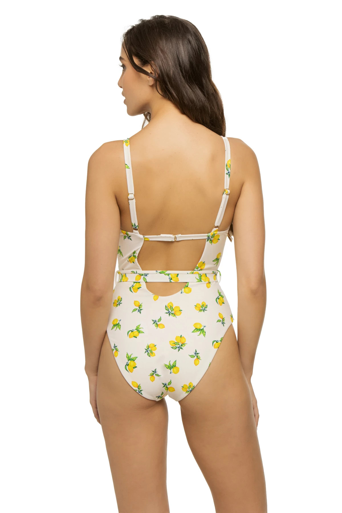 OFF WHITE Underwire One Piece Swimsuit image number 2