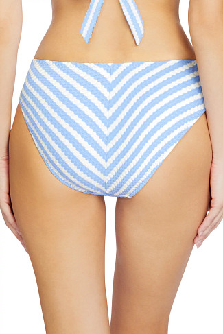 BLUE/WHITE Mimi Ring Hipster Bikini Bottom