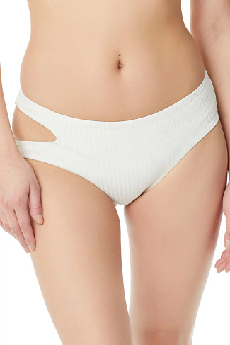 COCONUT MILK Rib Cut Out Hipster Bikini Bottom