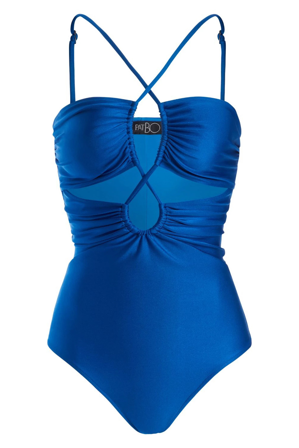 COBALT Lace Up One Piece Swimsuit image number 3